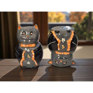 New Spooky Bat Halloween Salt & Pepper Shakers Salt N Pepper Dinning Decor Set